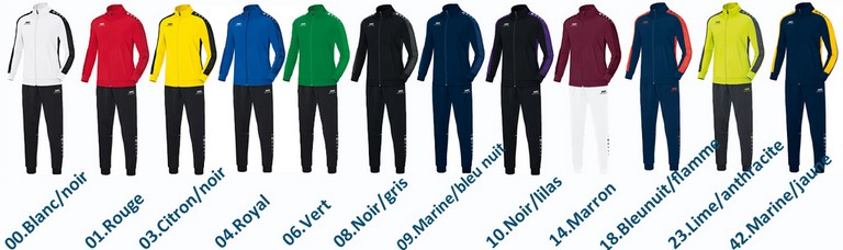 PALETTE JAKO ligne STRIKER: PANTALON POLYESTER INTERLOCK Réf.9216