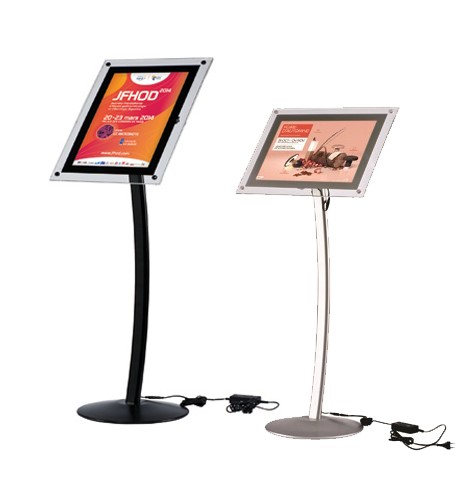 PORTE AFFICHES LEDS