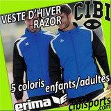 ERIMA ligne RAZOR 2.0 : VESTE D'HIVER Razor 2.0