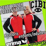 ERIMA ligne RAZOR 2.0 : VESTE DE PRESENTATION Razor 2.0