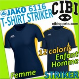 JAKO ligne STRIKER: T-SHIRT STRIKER Réf.6116