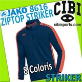 JAKO ligne STRIKER: ZIPTOP POLYESTER Réf.8616