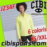 JZ34F CHEMISETTE POPELINE FEMME manches longues