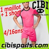 KIT CORNER 1 Maillot + 1 short CJ0434 juniors (disponible adultes)
